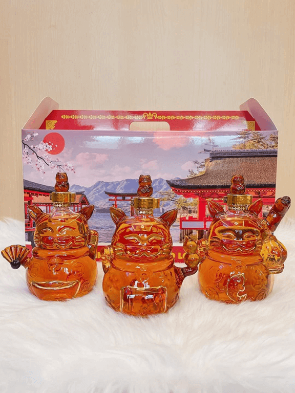 Bộ rượu hình mèo
